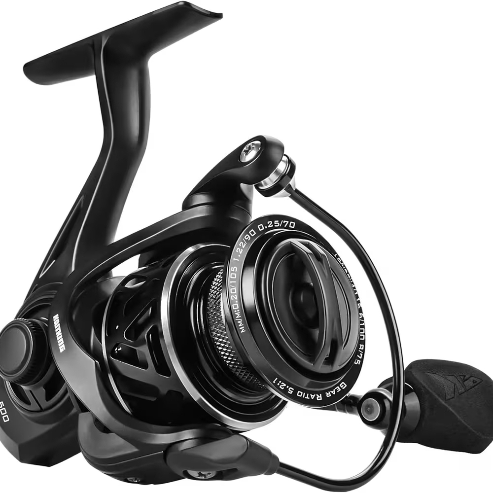 Black Fishing Reel